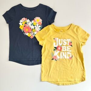Girls Floral Short Sleeve Shirt Bundle